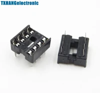 50pcs 8pin dip ic socket adaptor solder type socket pitch dual wipe contact diy electronics