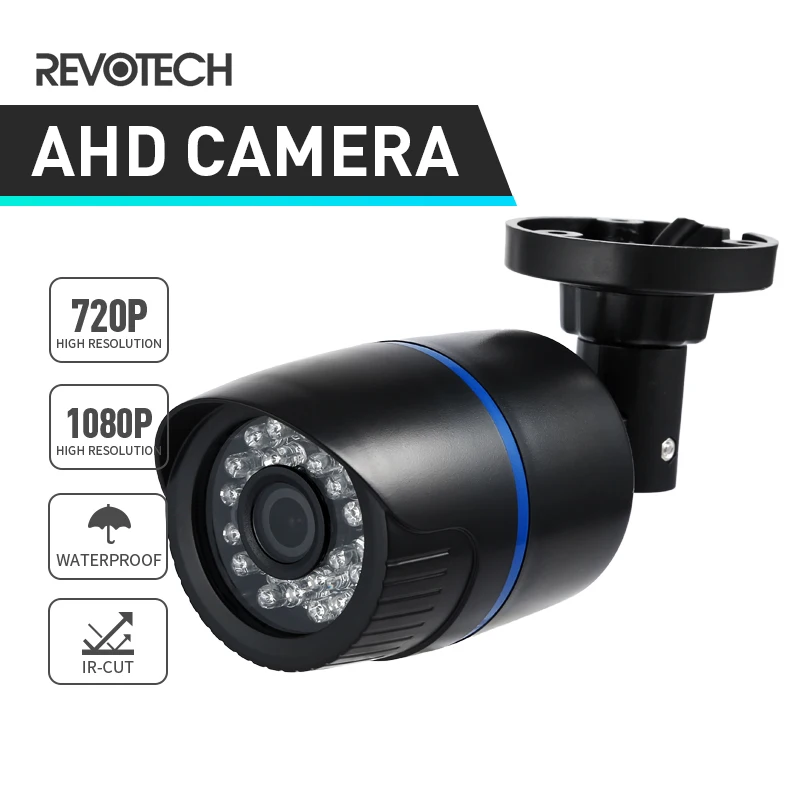 

Водонепроницаемая цилиндрическая AHD камера видеонаблюдения HD 720P 1080P 2.0MP CMOS 24LED IR наружная камера безопасности с функцией ночного видения и И...