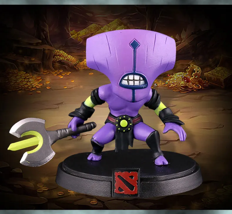 Фигурки героев игры Dota 2 7 шт. SLARK TINY Doom в коробке ПВХ фигурки коллекция dota2 игрушки