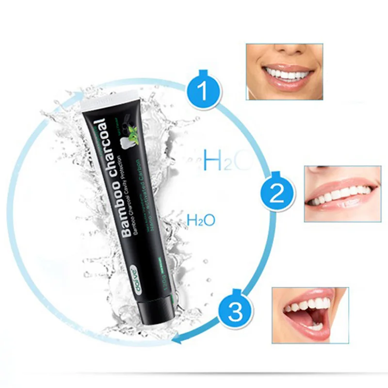 Активированный уголь отбеливающая зубная паста бамбуковый паста|Зубная паста| |