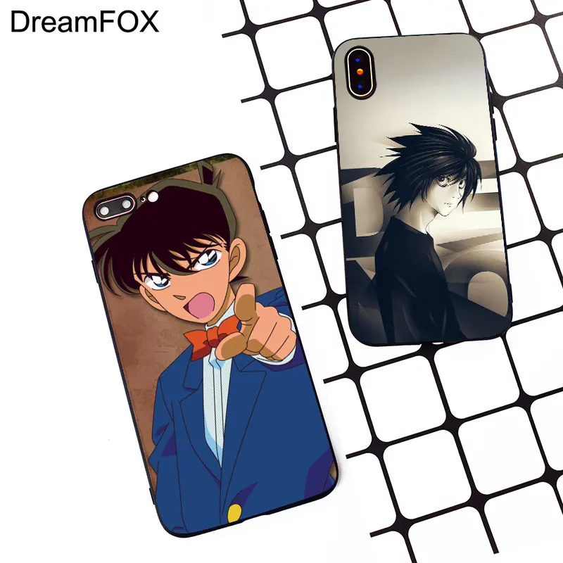 M453 Death Note Detective Black Soft TPU Silicone Case Cover For Apple iPhone 11 Pro XR XS Max X 8 7 6 6S Plus 5 5S 5G SE |