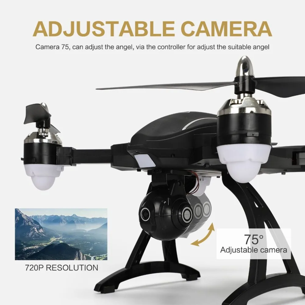 RC Drone X34C Dual Mode 5.8G FPV With 720P HD Camera GPS Altitude One Key Return Headless Quadcopter | Игрушки и хобби