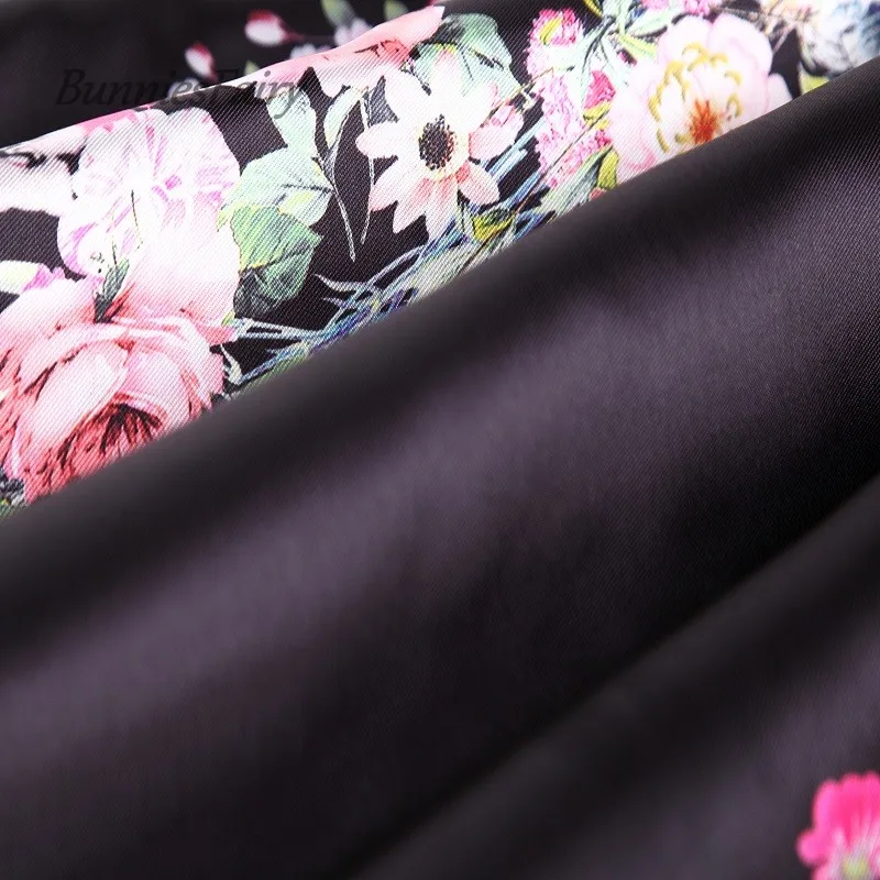 Винтажная черная Макси юбка с цветочным принтом 2020 см|black maxi skirt|designer skirtsmaxi skirt |