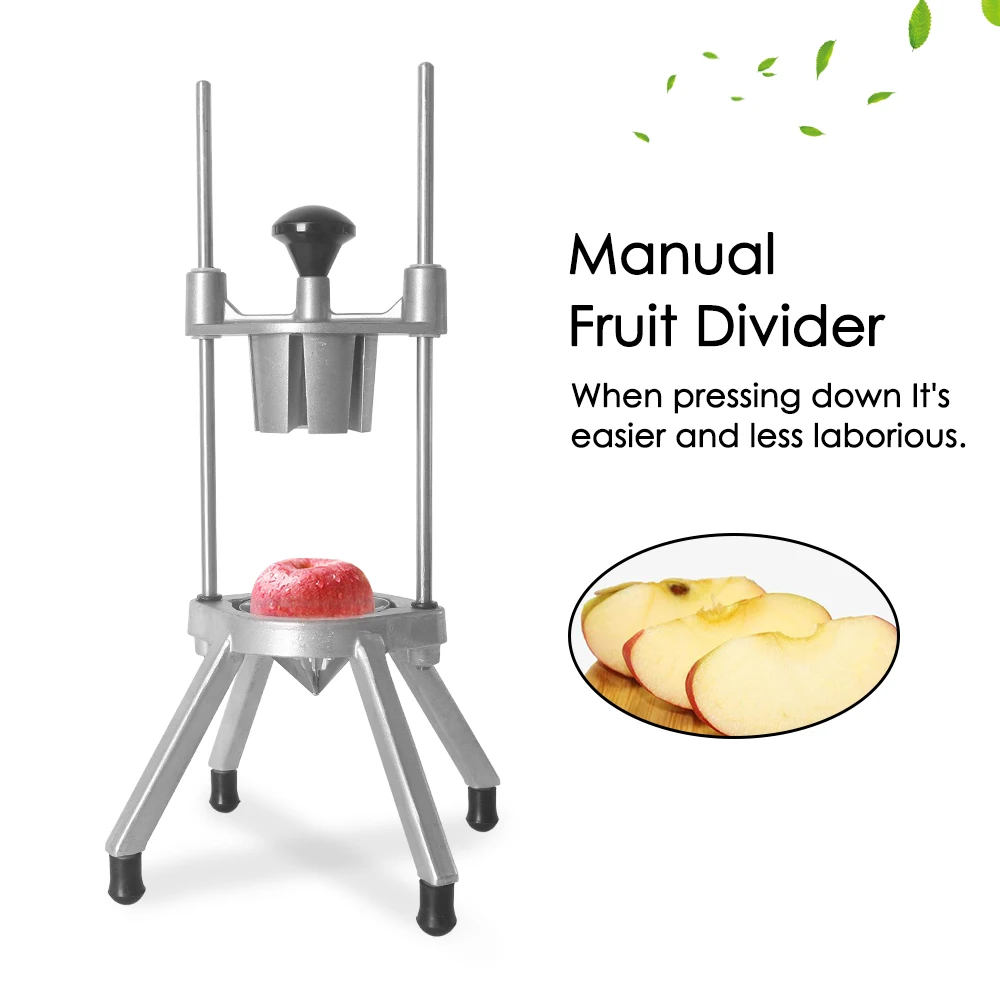 

Vertical Manual Fruit Divider Machine Stainless Steel Blade Tomato Fruit Cutter Vegetable Gadget Mini Kitchen Knife Tool