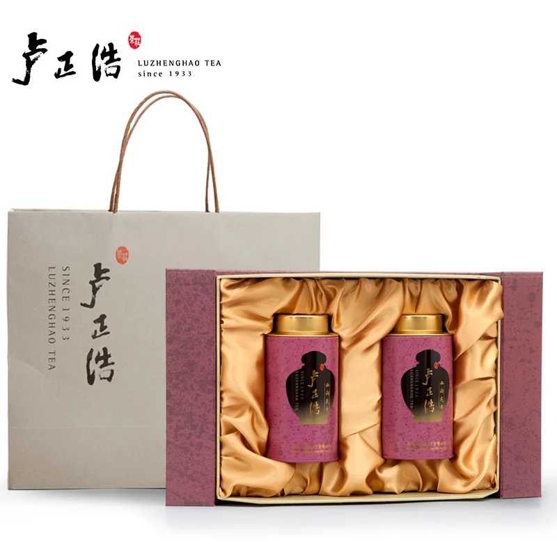 2015 new listed Lu Zhenghao A West Lake Longjing Green Tea Mingqian grade three on spring tea 250 grams gift box | Продукты