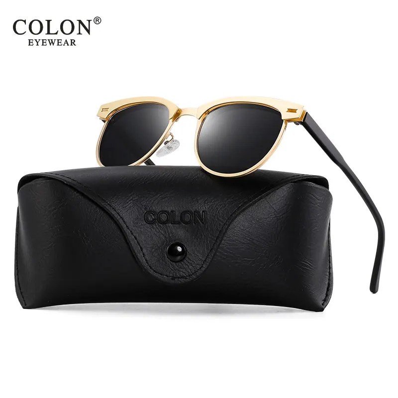 Алюминиевые солнцезащитные очки для мужчин и женщин поляризационные UV400