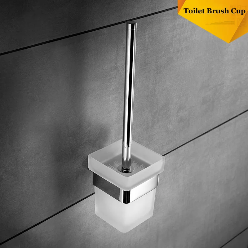 brush cup Senlesen 304 аксессуары для ванной комнаты из нержавеющей стали набор настенное крепление вешалка для полотенец, ванная подвесное металлическое изделие вешалка для одежды Комплект полок - Цвет: brush cup
