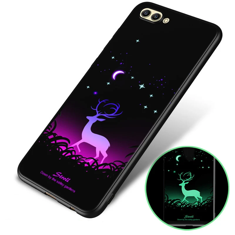 Светящийся чехол для Huawei Honor 9 Lite View 10 окрашенный с картинкой из сериала Teen Wolf