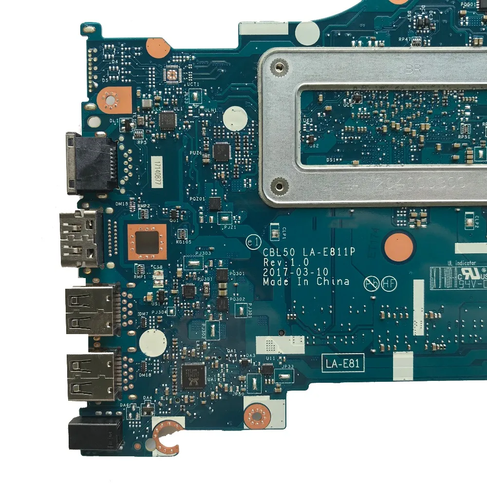 SZWXZY отлично подходит для HP 15-BS 15-B 15-BS020WM материнская плата ноутбука N3710 CPU DDR3 924754-601