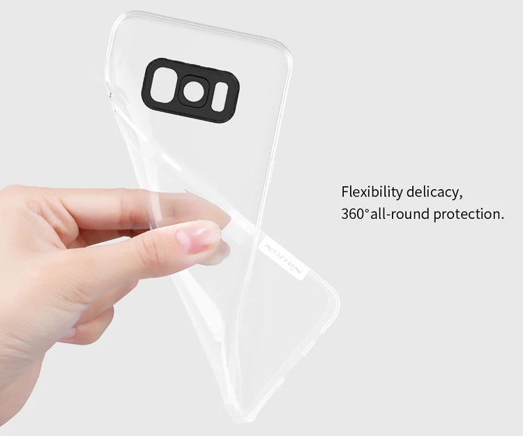 Для Samsung Galaxy S8 Nillkin TPU 0 6 мм 5 8 &quotультра тонкий чехол для телефона силиконовый