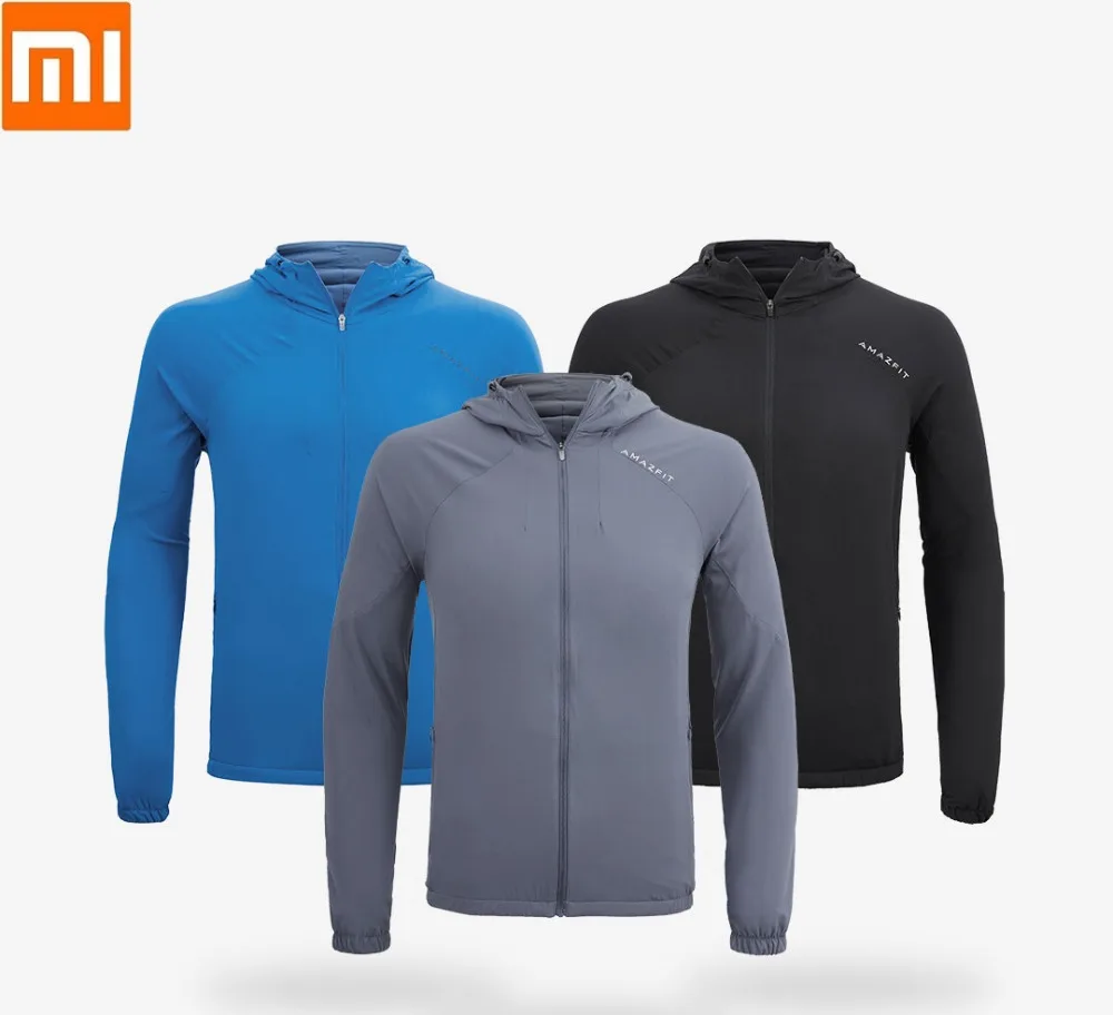 Мужская Спортивная ветровка Xiaomi Солнцезащитная дышащая водонепроницаемая для