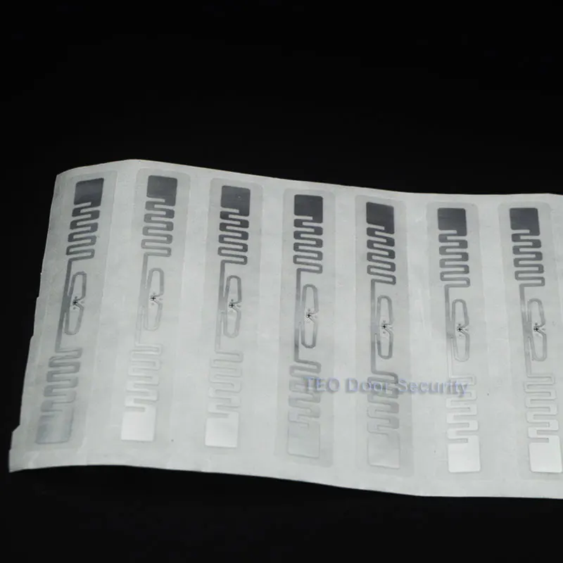 6C 6B UHF 915 МГц RFID 9662 прозрачная этикетка тег для электроники Клейкая Этикетка