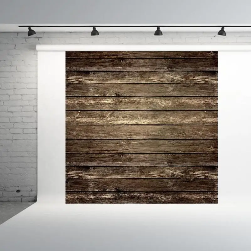 ALLOYSEED 3 размера ретро деревянные доски текстура Фотофон ткань студийный