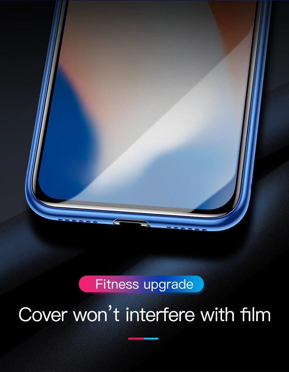 Защитная пленка Baseus 7D на весь экран для iPhone Xs Xr Xs Max, закаленное стекло 9H 0,3 мм, защитная пленка для iPhone X Max Xr glass