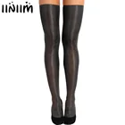 Чулки женские шелковые, Нескользящие, прозрачные, эластичные, 1 пара