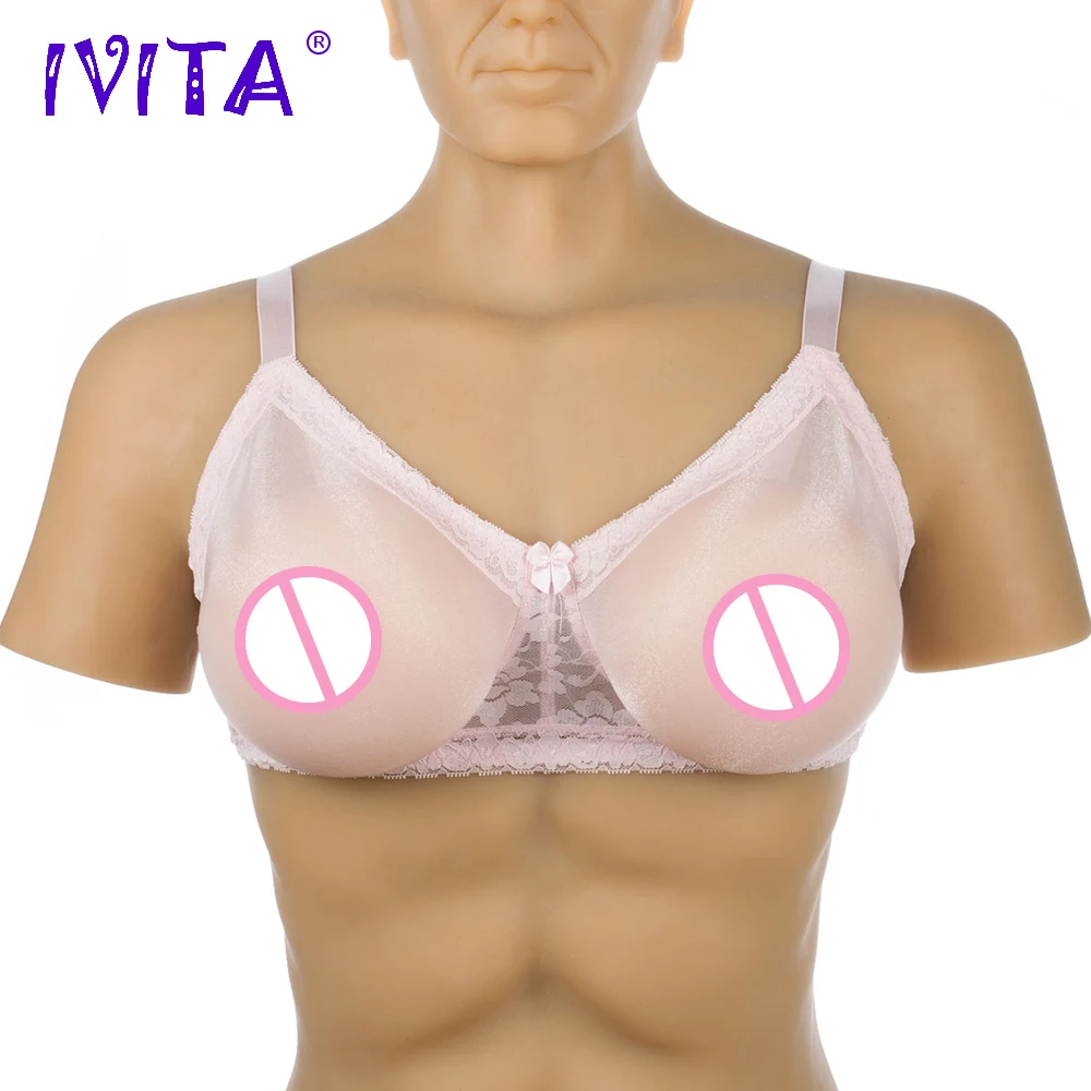 IVITA 1600 г реалистичные силиконовые искусственные формы груди для увеличения