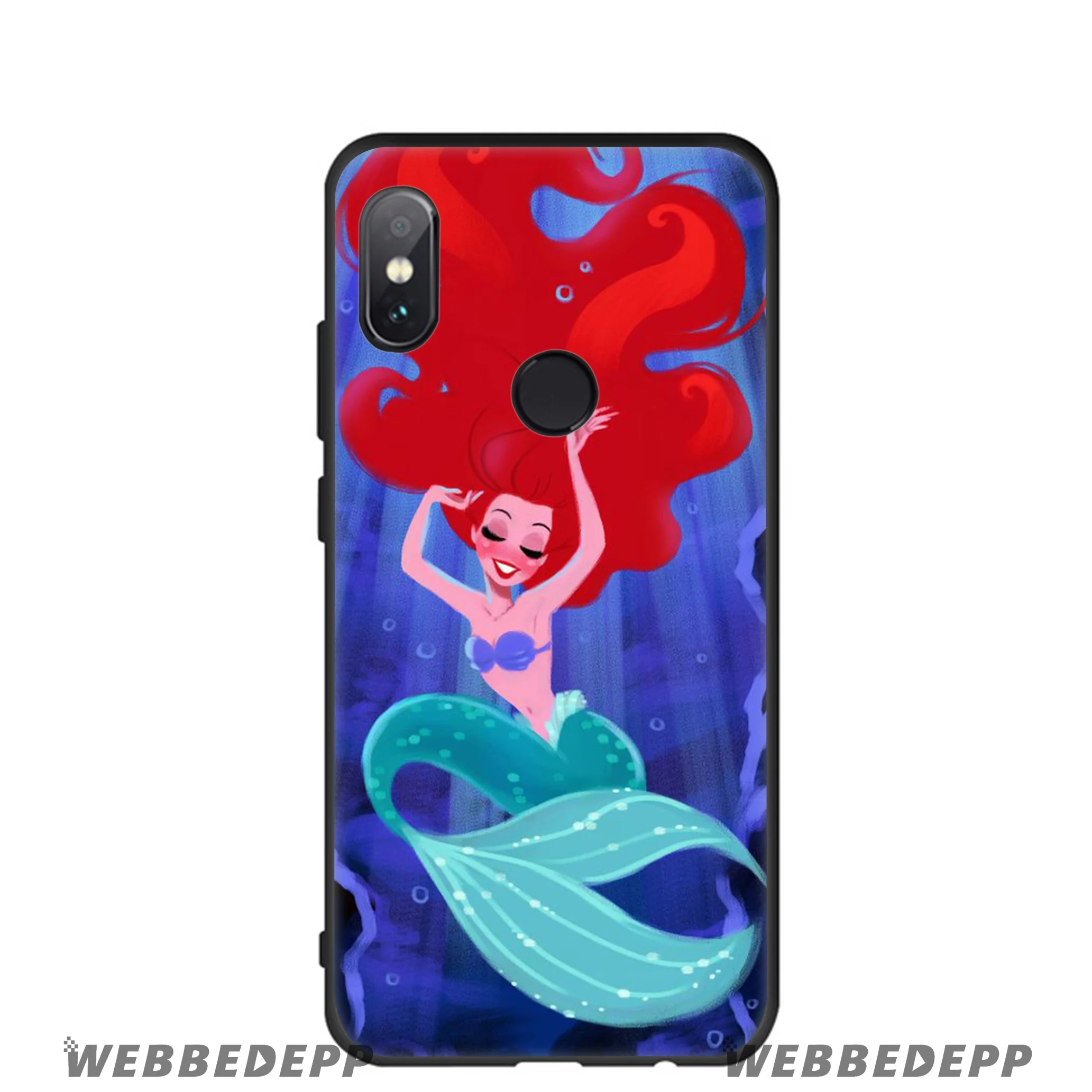 7 WEBBEDEPP Ариэль Русалочка Мягкий силиконовый чехол для Xiaomi Redmi Note 7 6 6A 5 4 4X 4A 5A 5 S2 Plus Pro Lite - Цвет: 7