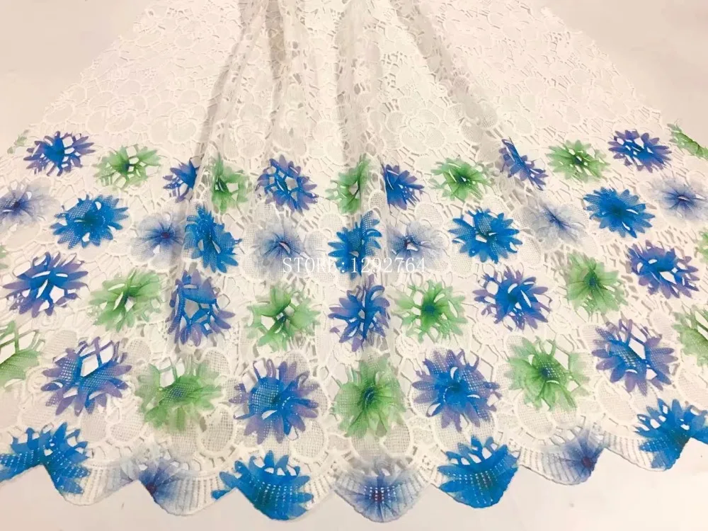 2017 Favorable Price High Quality Guipure Lace Nigerian Fabrics crod lace African Fabric For Wedding Dress 5 Yards | Дом и сад
