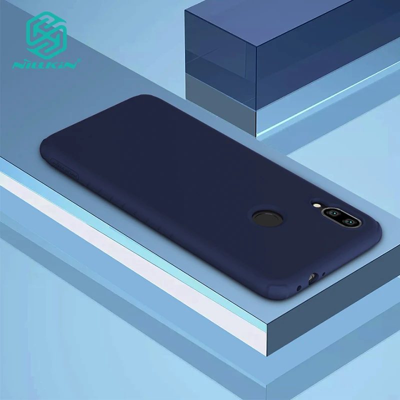 Синий Nillkin ТПУ чехол для Xiaomi Redmi Note 7 и Note 7 Pro силиконовый Гладкий защитный чехол мягкий цветной чехол s - Цвет: Синий