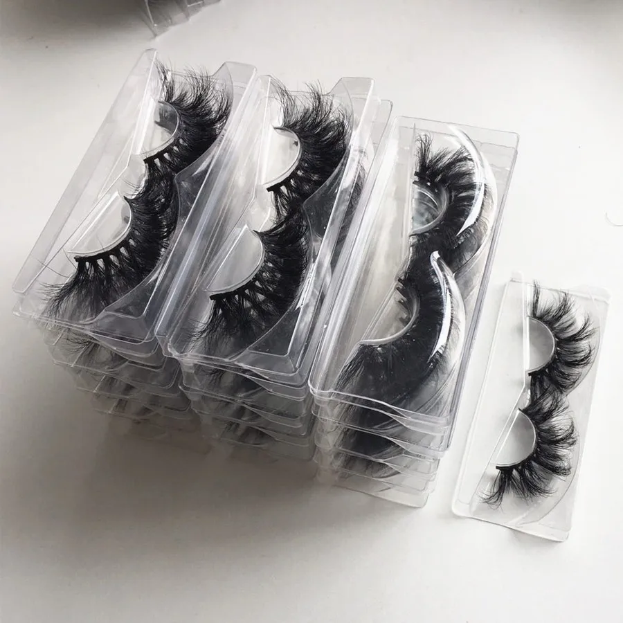 Оптовая продажа 25 мм ресниц 3d норковые ресницы для наращивания натуральные