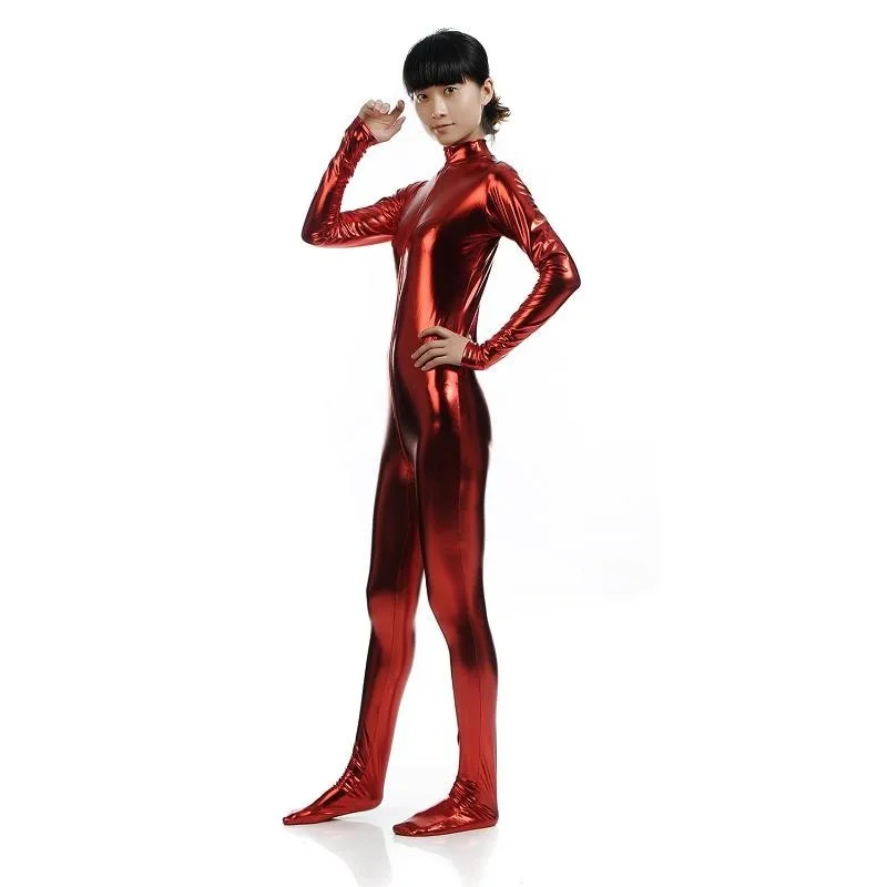 Unitard черный облегающий комбинезон с длинными рукавами лайкра Золотая водолазка металлик Zentai боди блестящие металлические Вечерние боди сценический костюм