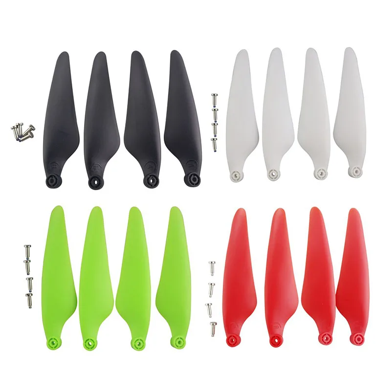 

Hubsan H117S Zino RC Drone Quadcopter Spare Parts Quick Release Foldable Propeller Props Blades Set 4pcs red green white black