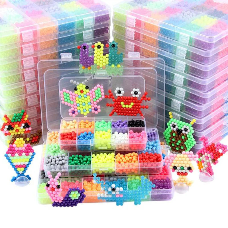 1100 шт./кор. 10 видов цветов &quotсделай сам&quot из Новинка! Фигурные бусины кВА Jouets Perler