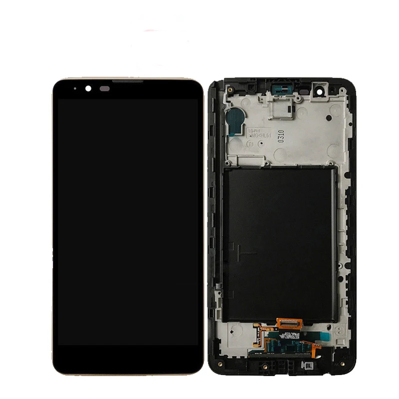 Для LG Stylus 2 LS775 k520 сенсорный экран дигитайзер Замена ЖК-дисплей в сборе с рамкой запасные части+ Инструменты