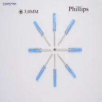 wholesale 10pcset 3 0mm screwdriver head phillips and slotted screwdriver repairing disassemble tool for mobile phone