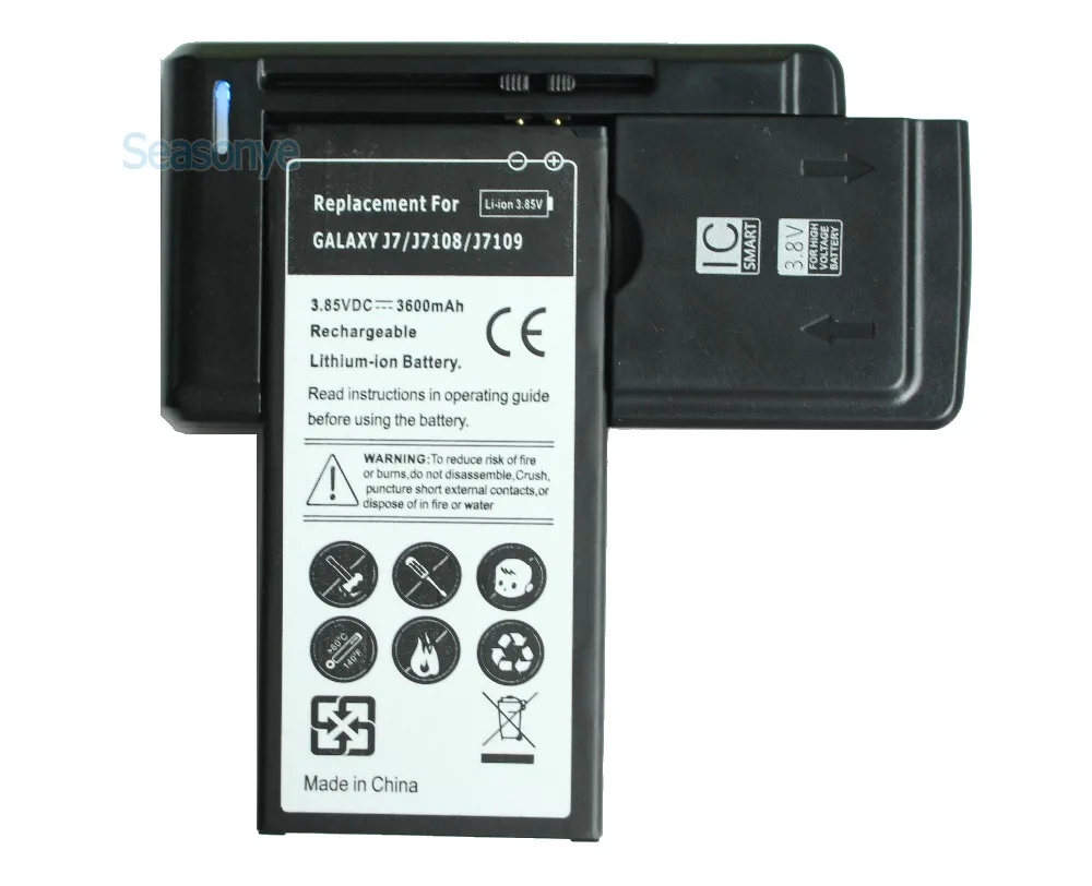 Seasonye 3600mAh EB-BJ710CBC / CBE сменный аккумулятор + универсальное зарядное устройство для