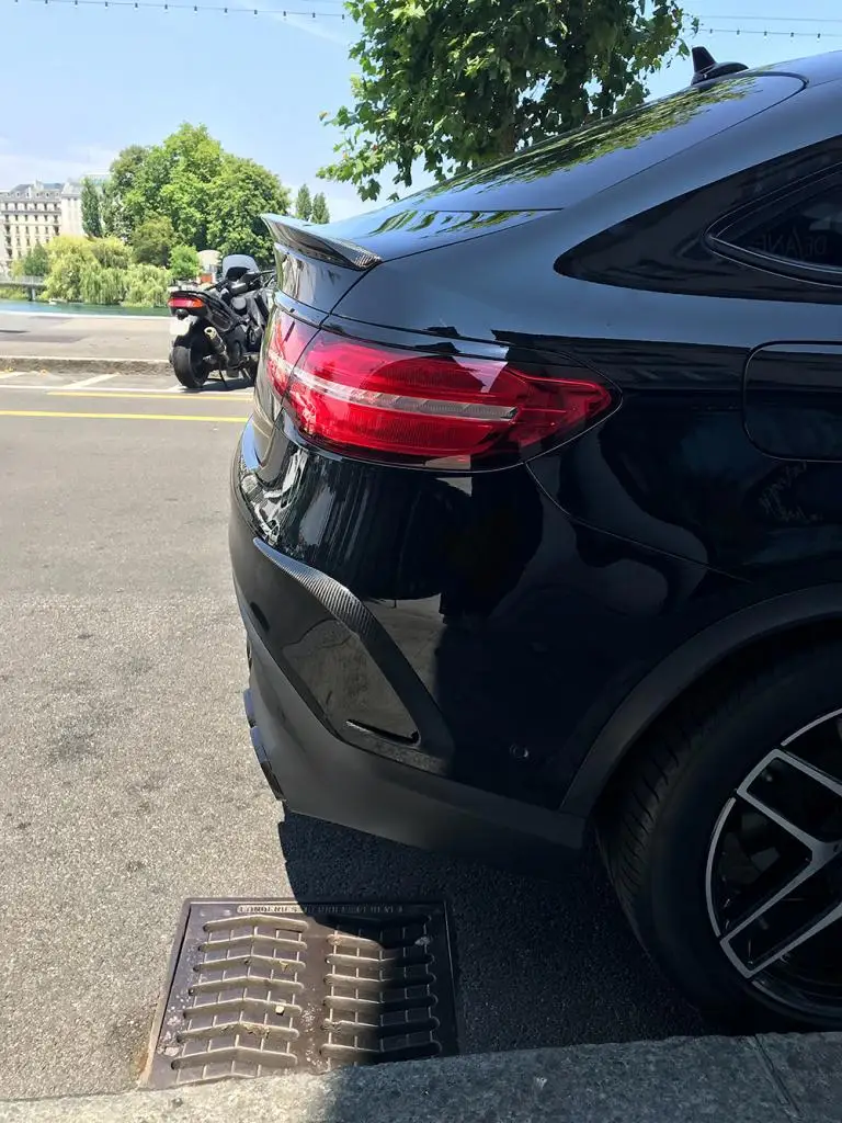 Углеродное волокно задний багажник губы крылья спойлера ДЛЯ Mercedes-Benz C292 GLE класса