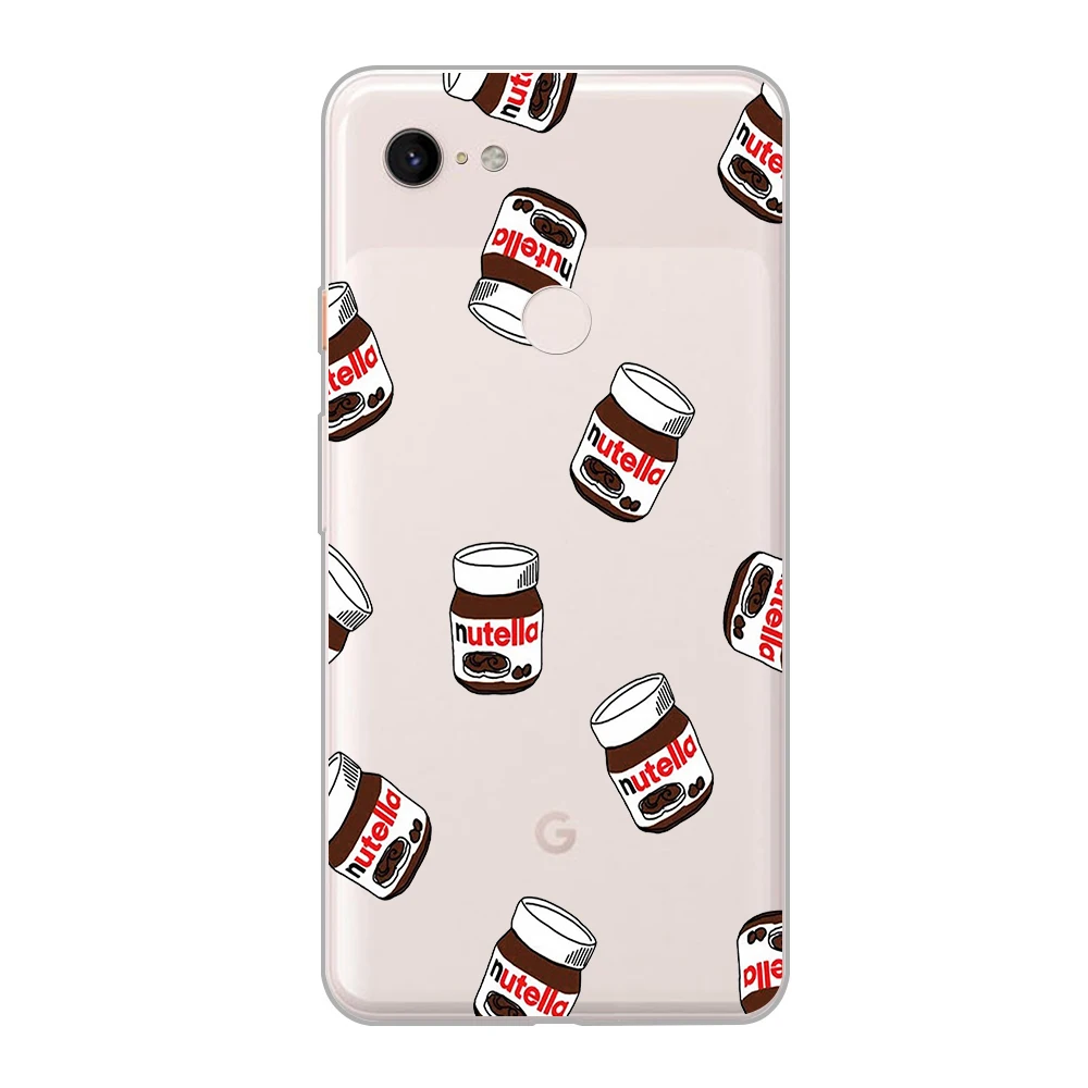 WM05721 Чехлы для телефонов ciciber с изображением еды шоколада для Google Pixel 3 2 3a 4 XL мягкая задняя крышка из ТПУ для Pixel 3XL 2XL 3aXL 4XL Funda Coque Shell - Цвет: WM05721