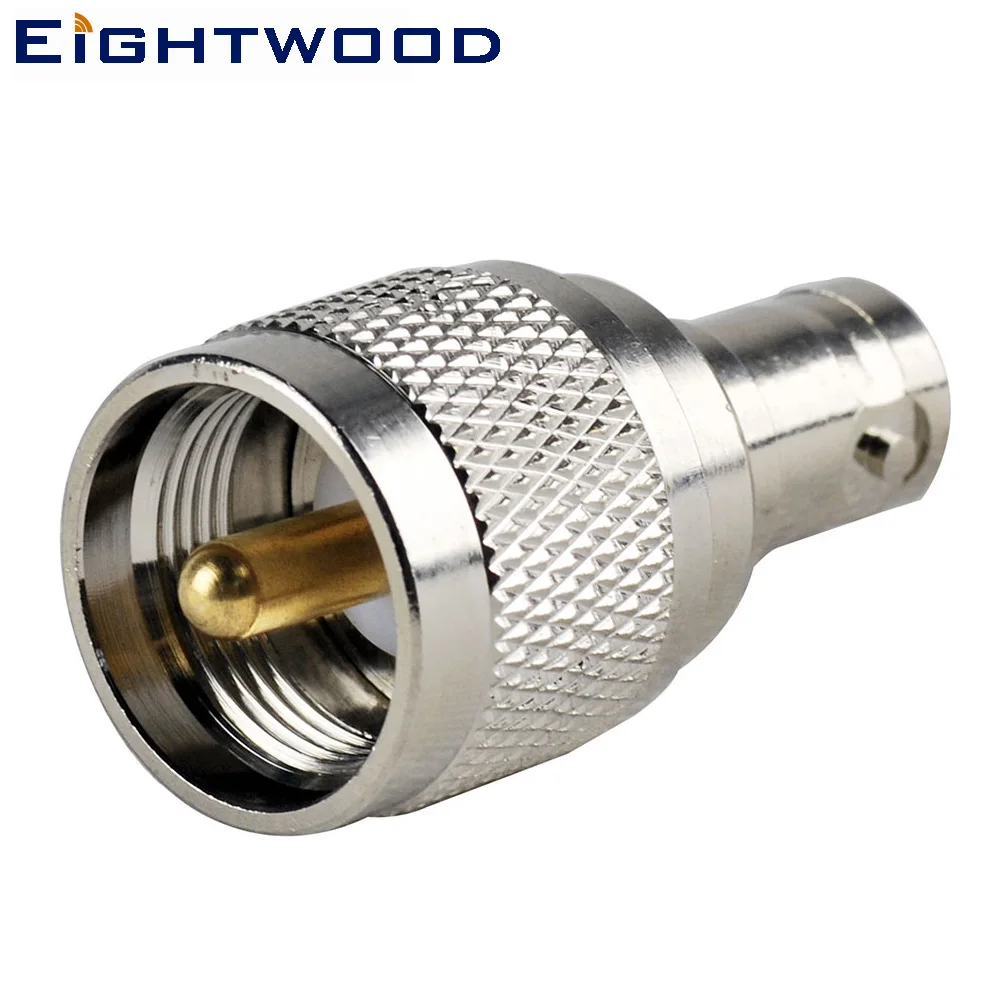 Адаптер для автомобильной радиоантенны Eightwood SO 239 SO239 разъем BNC гнездо UHF