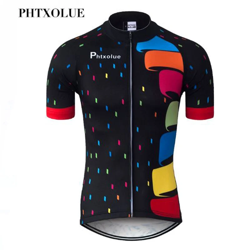 Phtxolue Pro Cycling Clothing Summer 100% Polyester Bicycle Clothes Sportswear MTB Bike Maillot Ciclismo Jersey | Спорт и