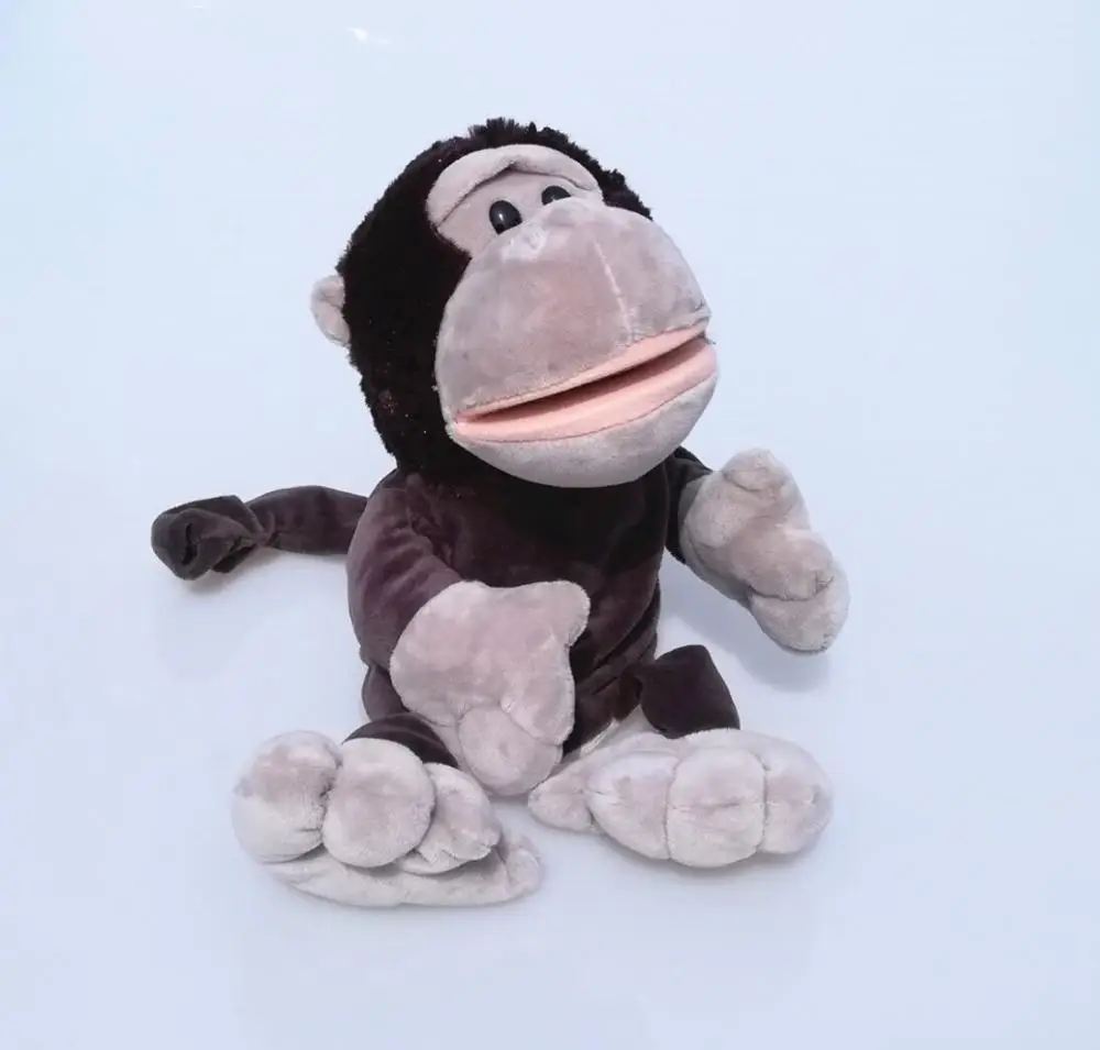 orangutans Милая мультяшная плюшевая детская игрушка Ники Бегемот Божья коровка волк Жираф енот крокодил стерео ручная кукольная детская история - Цвет: orangutans
