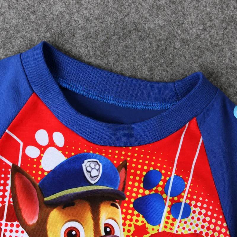 2016 Зима Новый Одежда Из Хлопка Дети Мальчик Набор О-Образным Вырезом PAW Patro