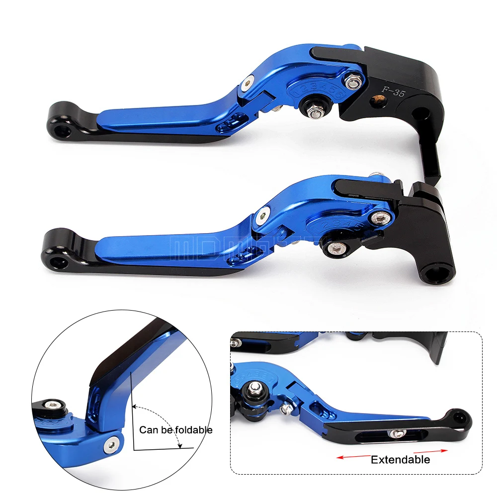 Новинка 2017 года синий мотоцикл частей ЧПУ Алюминий Регулируемая Складная
