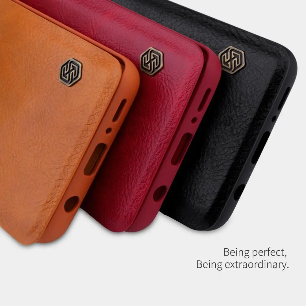 

10pcs/lot Wholesale NILLKIN Qin Series Wallet Flip Leather Case For Samsung Galaxy S10 5G Genuine Flip Leather Case