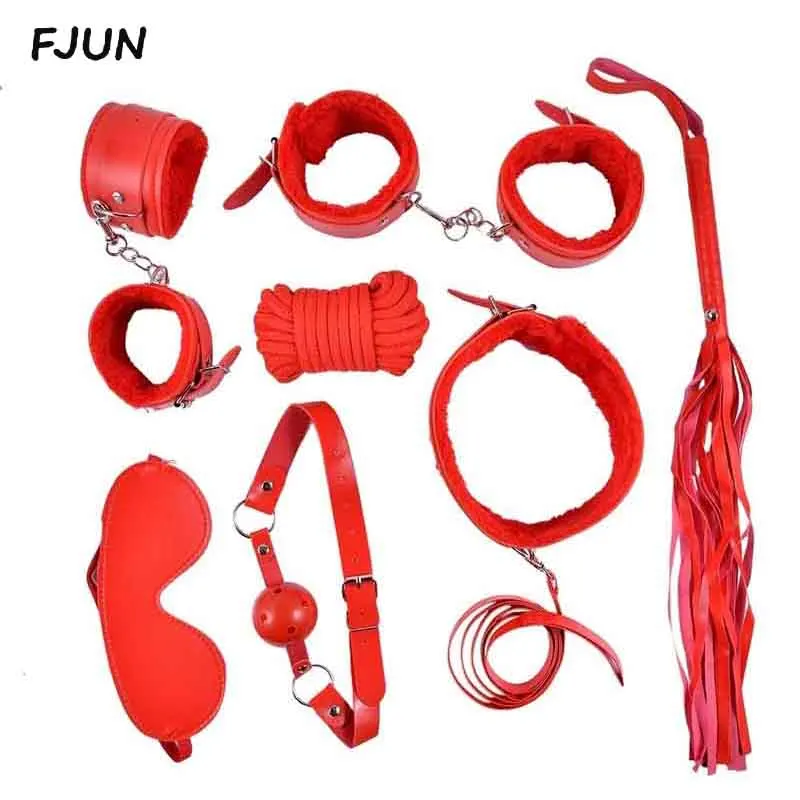 FJUN новые Sextoys 7 шт./компл. SM Продукты БДСМ бондаж взрослые игры Sextoy для геев мужчин