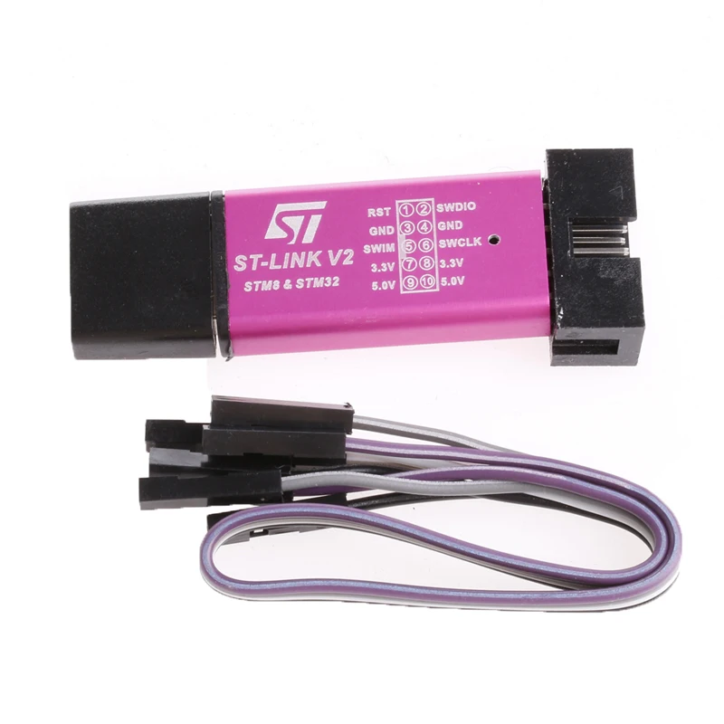 2020 Новый мини ST Link V2 Stlink эмулятор Downloader Программирование STM8 STM32 w/металлический