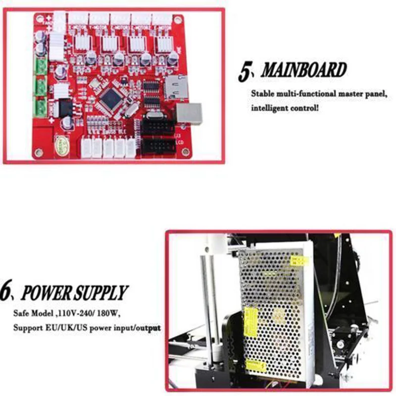 3D принтер ZRPrinting CTC Reprap Prusa Impresora MK8 i3 набор для сборки нагревательная пластина MK2A