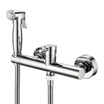 

Handheld Toilet bidet sprayer set Kit Hand Bidet faucet Spray Gun for Bathroom sprayer shower With Hot and Cold Mixer head self