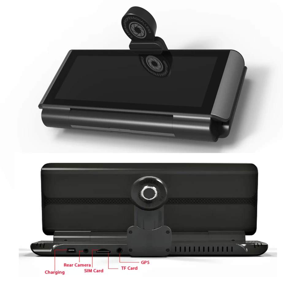 BesMoonsee 6 86 &quot3G/4G GPS ADAS Автомобильный видеорегистратор камера Full HD 1080P WIFI двойной