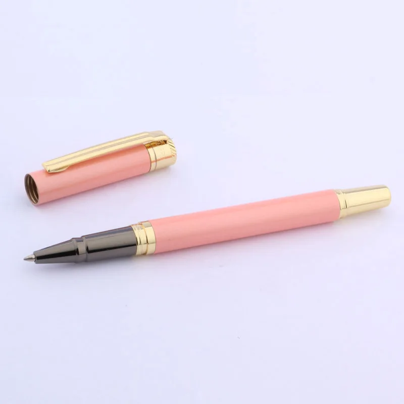 Новая Подарочная розовая Золотая Шариковая ручка для школы и офиса|rollerball pen|striped