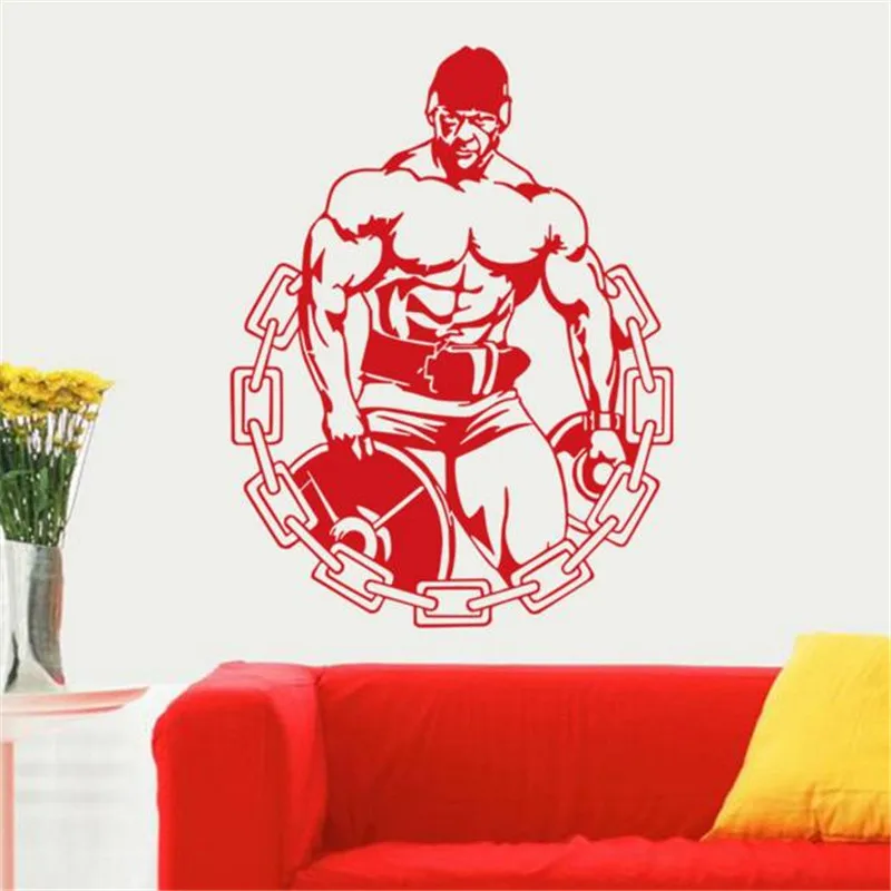 Наклейка для бодибилдинга постеры с Железным человеком виниловые наклейки на