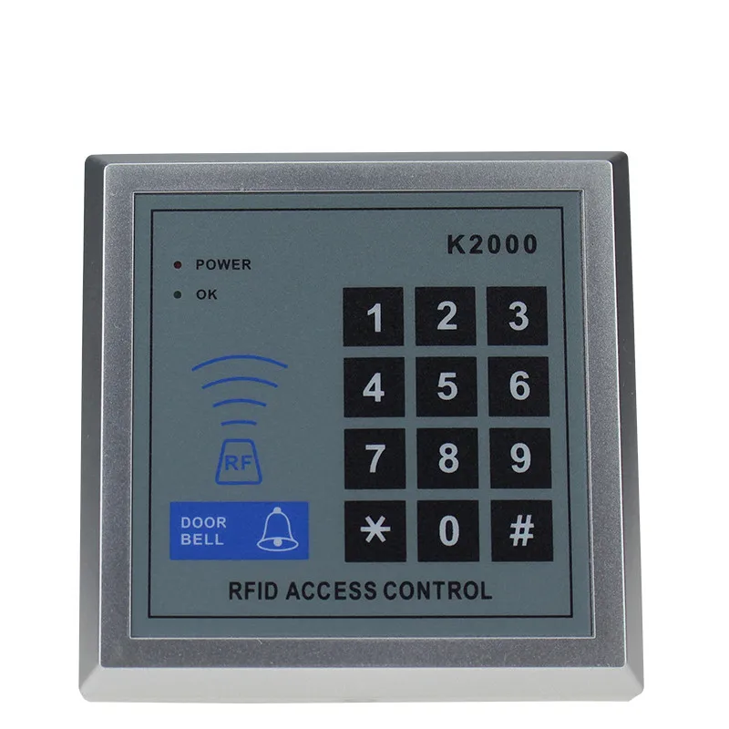 RFID автономная клавиатура контроля доступа 125 кГц кард-ридер дверной замок с 10 бесконтактными брелоками для безопасности дверей System-K2000