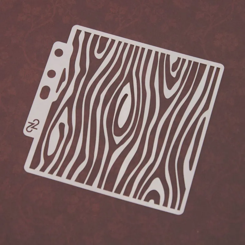 13 см текстура древесины трафареты для наслоения настенная живопись штампованная