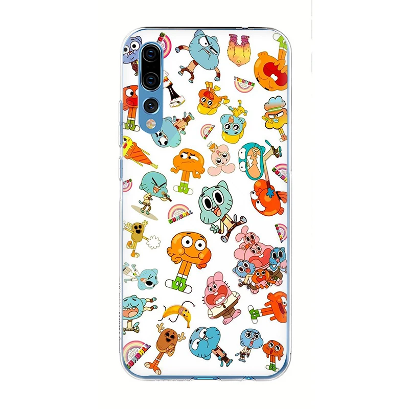 Удивительный мир Gumball жесткий чехол для телефона huawei P8 P9 P10 P20 P30 Pro Lite Mini P Smart Z Plus - Цвет: H2