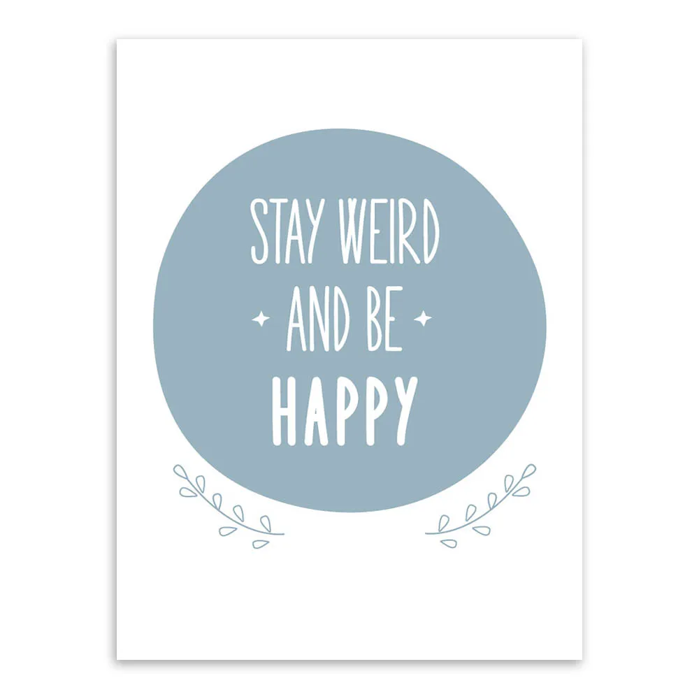 Современная Скандинавская Мотивационная цитата холст художественный принт