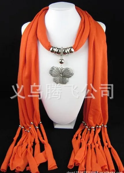 10pcs new styles 2018 new popular throughout Europe storm Dragonfly pendant Scarves multicolor option